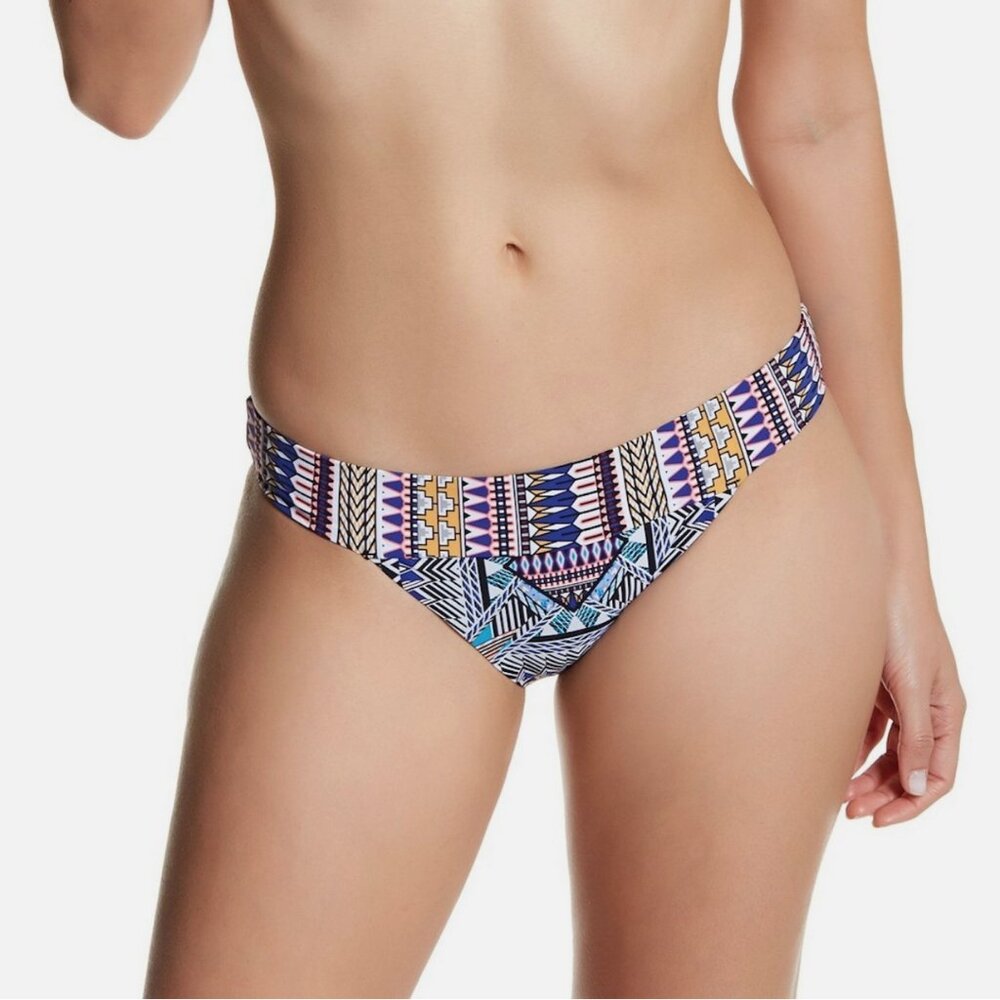 Red Carter Printed Hipster Bikini Bottom